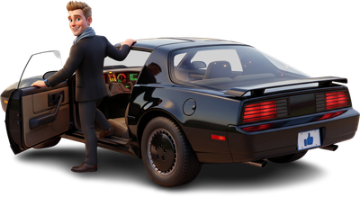 Barry in K.I.T.T.