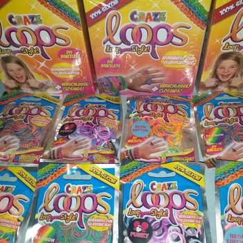 CRAZE LOOPS LOOM - VREČKE PRESENEČENJA - V ZASLONU (12 kosov)