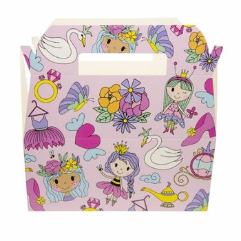 Otroška Škatla za Meni Princeska - Menu Box - 22,5 x 12 x 9,5 cm (24 kos)