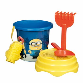 VELIK 5-DELNI SET ZA PLAŽO MINIONS (6 kos)