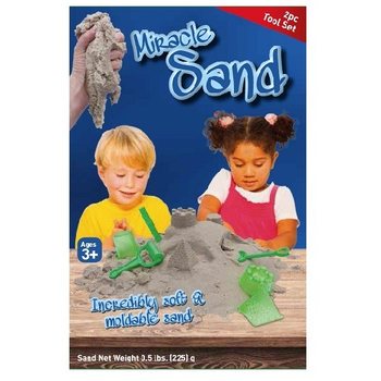 SUPER POCENI | Kinetični pesek Miracle Sand + 2 Modelčka (24 kos)