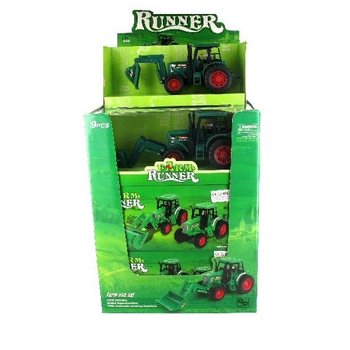 VELIK TRAKTOR Z BAGERSKO ROKO V ZASLONU (9 kosov)