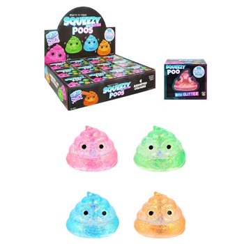 STISKAJOČI KAKEC - S SUGAR GEL BLEŠČEČIM POLNILOM - MEŠANE BARVE - V DISPLAYU (12 kos.)