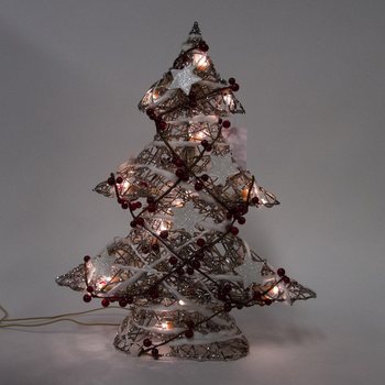 Veliko Svetleče Dekorativno Božično Drevo 50 cm (1 kos)