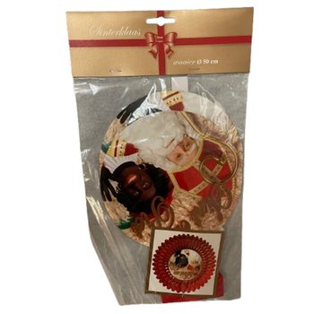 DEKORATIVNA PALAČA SINTERKLAAS &Oslash;50 CM - ZLOŽLJIVA (6 kos.)