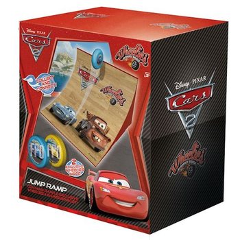 DISNEY CARS WHEELIES SKAKALNA RAMPA (5 kos.)