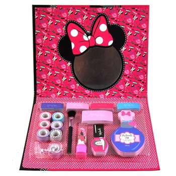PISALNI SET DISNEY MINNIE MOUSE LIČILA V OBLIKI KNJIGE (3 kosi)