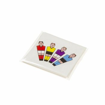 Fun Tatuji Nogomet - Display z 48 paketki (12 tatujev v paketku)