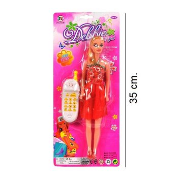 DEBBY PUNČKA S TELEFONOM NA KARTICI (6 kos.)