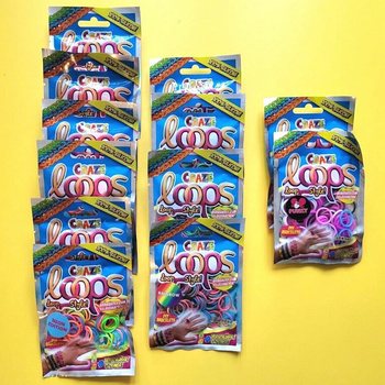 CRAZE LOOPS LOOM - VREČKE PRESENEČENJA - V ZASLONU (12 kosov)