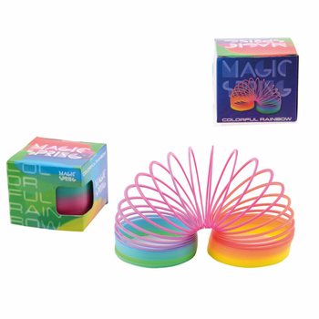 ČAROBNA VZMET RAINBOW MAGIX V ŠKATLI Ø7,5 CM (12 kos)