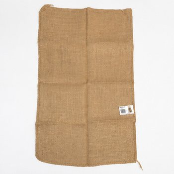 VELIKA JUTASTA VREČA SINTERKLAAS - Z NALPISOM: WIE ZOET IS KRIJGT LEKKERS - Pribl. 60 x 100 cm (1 kos)