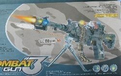 Igračka Mitraljez Combat s Lučmi in Zvokom - 56 cm