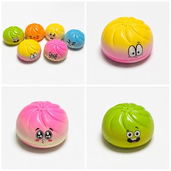 RAGE - Squishy Dumplings VELIK (Mere 9 x 9 x 4 cm) - Viral 2026 Fidget Toy - Z ZGORNJIM KARTONOM (24 kos)