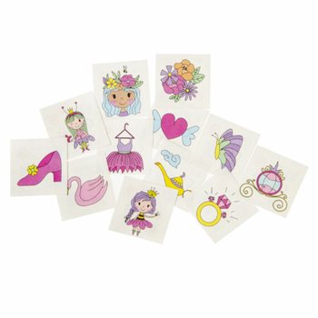Tetovaže za princese Fun - Zaslon s 48 paketi