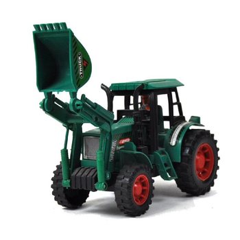 VELIK TRAKTOR Z BAGERSKO ROKO V ZASLONU (9 kosov)