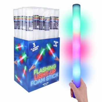 LED penaste palice - večbarvne party palice v zaslonu (24 kos)