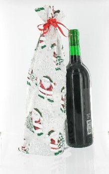Čudovita Božična Vrečka za Vino (12 kos)