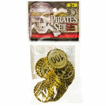 Zaslon 48 vrečk piratskih kovancev