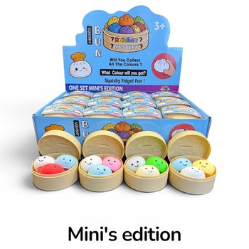 RAGE - Squishy MINI&rsquo;S EDITION Mini Cmokci Dumplings MALI (5.3 x 5.3 x 4.1 cm) Viral 2026 Fidget Toy (24 kos.)