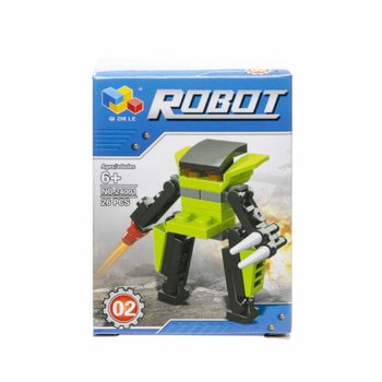 Kocke za Sestavljanje Roboti (12 kosov v Displayu)