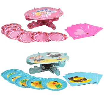 Set za Torto Princeske in Gusarji 13-delni (4 kosi)
