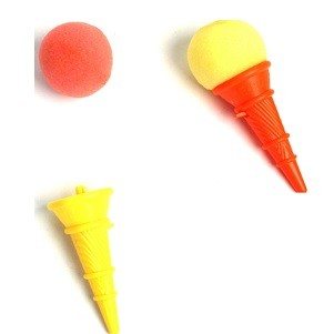 MINI IZSTRELJAJOČI SLADOLED V VREČKI 10 CM (24 kos)