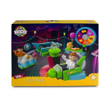 KIDS BRICKS FUN PARK - KOMPLET KOCK ZA SESTAVLJANJE - 130-DELNI (1 kos)