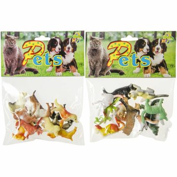 12-delni Set Igralnih Figur Psi in Mačke