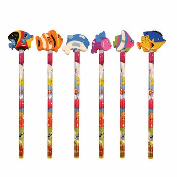 SEA LIFE / Svinčnik Ribe z radirko