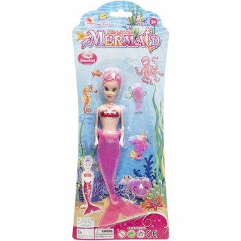 Morska deklica / Mermaid lutka na kartonu (6 kos.)