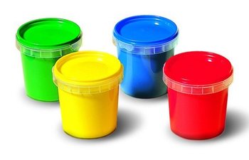 SES Prstne barve, set 4x150ml (4 barve) (1 kos)