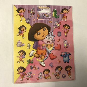 Veliki Listi z Nalepkami Dora, 20x16 cm (10 kos)
