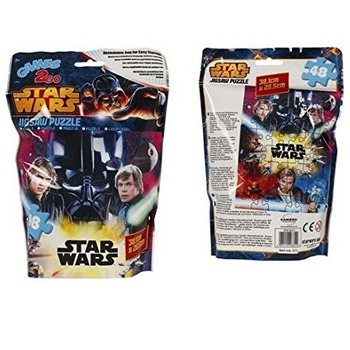 Star Wars sestavljanka v vrečki presenečenja Blindbag 38,1 x 28,5 cm (12 kosov)