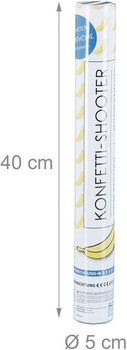 Konfeti top Banan &ndash; Barva: rumena - 40 cm - party popper (10 kos.)