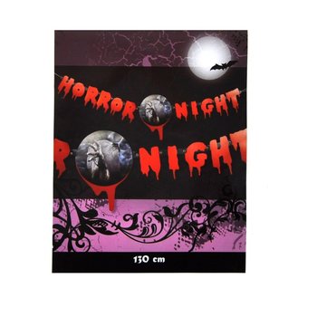GIRLANDA S ČRKAMI "HORROR NIGHT" 130 CM (2 kosa)