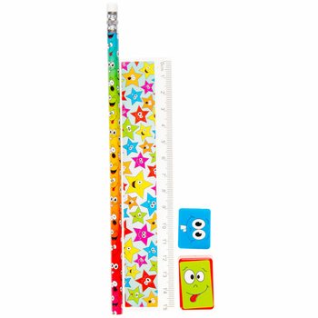 4-delni risalni set Smiley (24 kos)