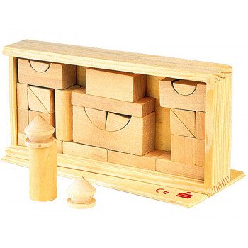 **SUPER POCENI** LESENE KOCKE, 27-DELNI SET (24 kos.)
