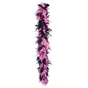 Črno/Roza Boa za Princeske 180 cm (6 kos)