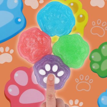 Sluz v obliki pasje tace - Paw Shaped Putty (24 kosov)