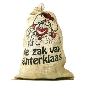 Jutasta vreča za Miklavža in Božička