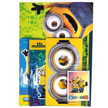 ***TOP IZDELEK*** MINIONS TRADING CARDS ZAČETNI PAKET (12 kos.)