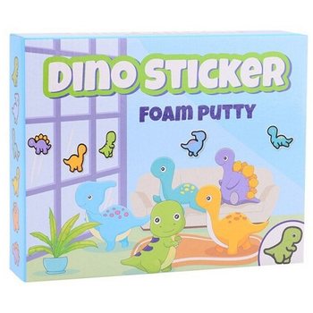 DINO NALEPKE - SET FOAM PUTTY - USTVARI SVOJE PENASTE DINO NALEPKE (24 kos.)