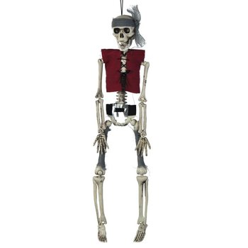 Viseči okostnjak pirat 40 cm (6 kosov) - Veleprodaja Halloween dekoracije