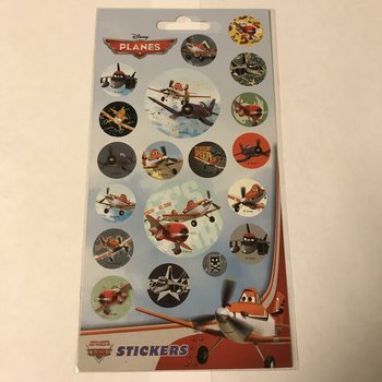 LIST Z NALEPKAMI: DISNEY LETALA, mere 20 x 10 cm (10 kosov)