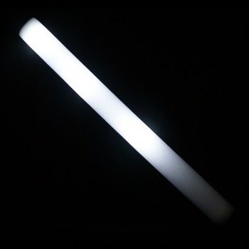 LED Penasta Svetlobna Palica Enobarvna - Party palica - BELA (24 kos)