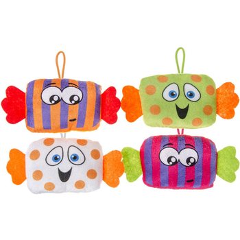 PLIŠASTI BONBONI - 23 cm - MIX BARV (24 kos)