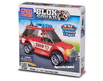 MEGA BLOKS - GASILSKI SUV IN POLICIJSKI HELIKOPTER (2 kos.)