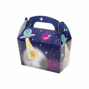 Vesoljske &scaron;katlice za darilca SPACE 12x12.5x6 cm (12 kosov)