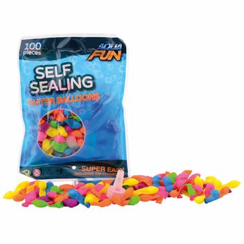 AQUA FUN - 100x Samozapiralni Vodni Baloni (6 kosov)